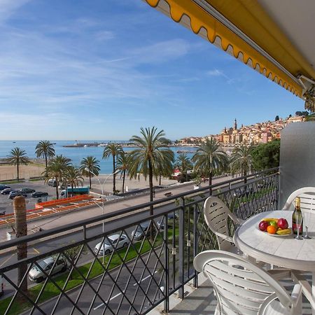 Studio Climatise Avec Terrasse Face Mer A Menton - Fr-1-196-208 エクステリア 写真